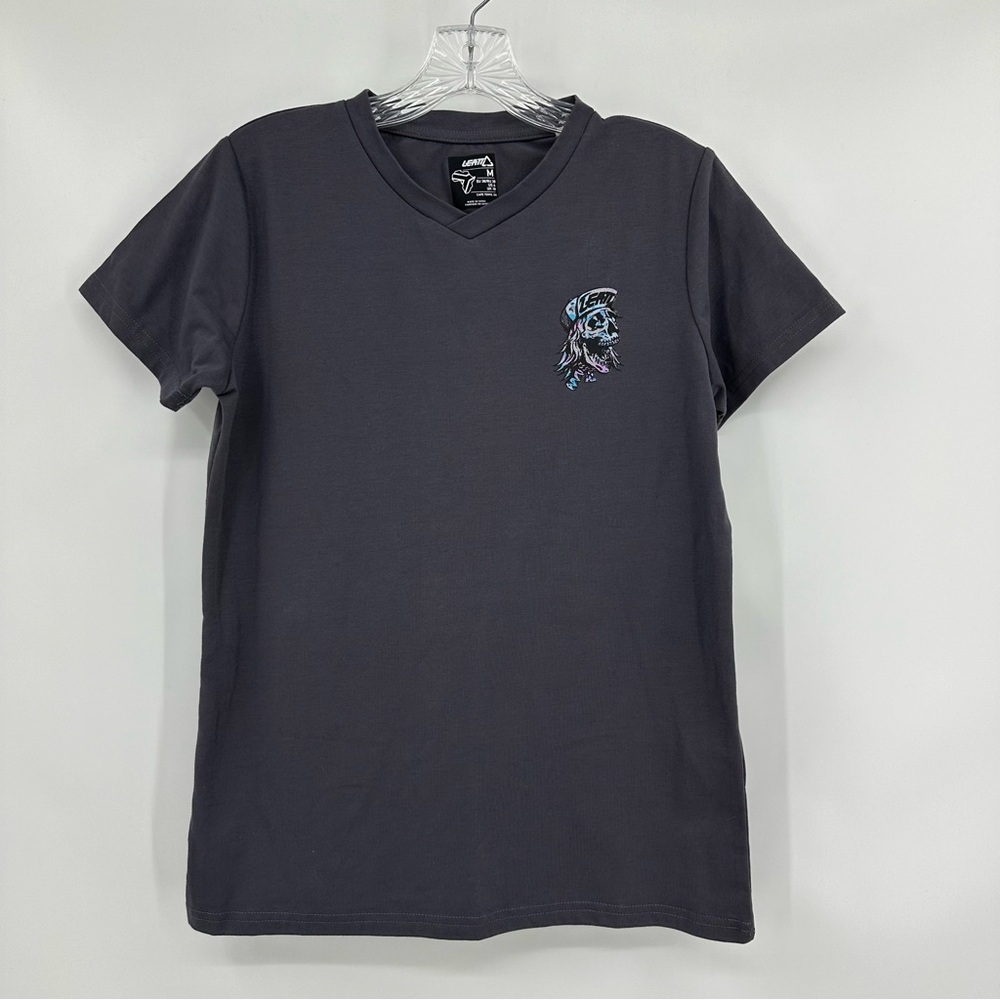Leatt T-shirt Core Women Mountain Bike Jersey Granite Gray Size M